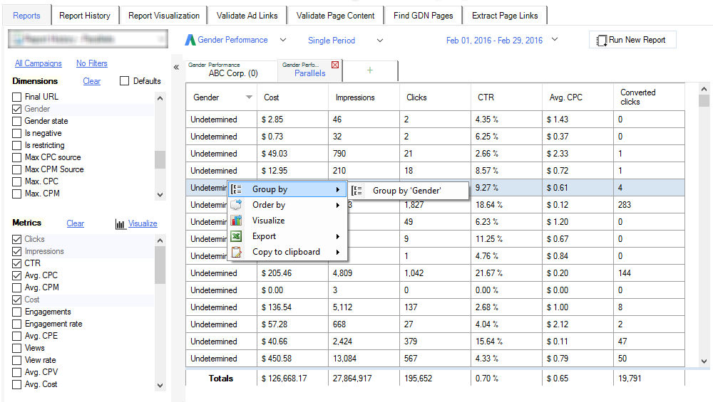 MarketFlare DNA & Multiple attribution reports